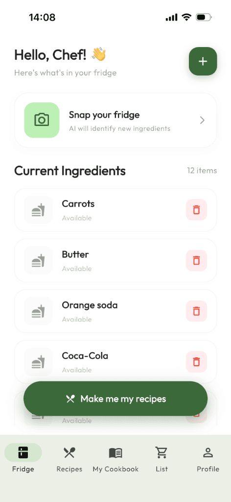 Love Cooking App